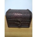 Wooden Chest Style Trinket Box