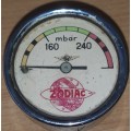 Vintage Zodiac Brand Pressure Gauge