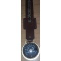 Leather Strap Calendar And Thermometer-Wall Hanging Calendar W/Slider