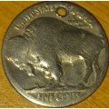 5 Cents `Buffalo Nickel` Flat Ground United States