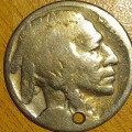 5 Cents `Buffalo Nickel` Flat Ground United States