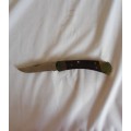 Buck 110 Folding Hunter Wooden Pocket Knife (QC0257)