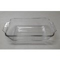 Vintage  Loaf Bread Pan 441 Clear Class Made In USA