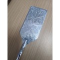 Vintage Silver Plated Cake Lifter, engraved `From: Jason J `97`