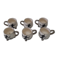 6 x Africana Ceramic Cups - Hand painted