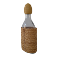 350ml Straw Wrapped Decanter Bottle