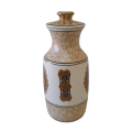 Large Lidded Ceramic Vase