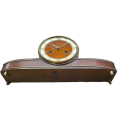 Wood and Brass Mantelpiece Clock