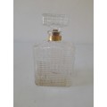 Model 10 750ml Pressed Glass Whiskey Decanter, Made in France  