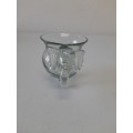 Glass Elephant Sugar Bowl with 3 x Spoons, Creamer, Drinking Glass  