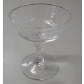 Vintage Champagne Glass From France
