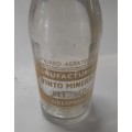 Vintage Vinto Minerals Empty Glass Bottle