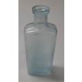 Antique Glass Medicine Bottle Light Green Aqua Blue