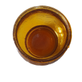 Amber Glass Bowl Made In Taiwan