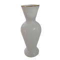 Como Floral Milk Glass Bud Vase