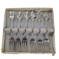 6 x Vintage Figural Oyster Forks