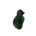 Ngwenya Glass Penguin Green Figurine