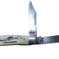 Vintage Schrade Scrimshaw Model SC505 Stockman Pocket Knife
