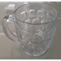 KIG Indonesia Beer Stein Mug Clear Glass