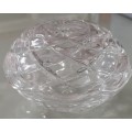 Stella Pressed Glass Candy / Ashtray / Jewelcase Trinket Box