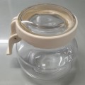 Bormioli Rocco Italy Clear Glass Jar