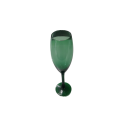 Emerald Green Champagne Glass