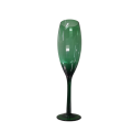 Emerald Green Champagne Glass