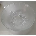 Frosted Flowers Pattern Dessert Bowl