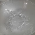 Frosted Flowers Pattern Dessert Bowl