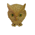 Vintage Owl With Yellow Eyes