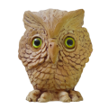 Vintage Owl With Yellow Eyes