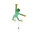Vintage Pull String Wooden Frog - Made In Austria