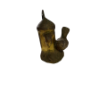 Vintage Brass Wren By A Water Pump Ornament