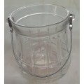Vintage Italy Ice Bucket With Metal Handle