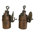 Antique Calcium Carbide Hand Lamp used in the mines - Brayluta England