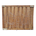 African Hand Made Picture -  Reed Straw Bark Leaves