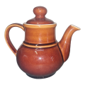 Vintage Brown England Ceramic Teapot