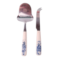 Delft Blue Cheese Slicer and knife