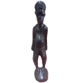 Handcrafted Wood African Man