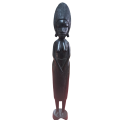 Handcrafted Black Wood African Lady