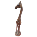 Handcrafted Wood Giraffe