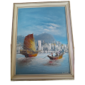 Vintage Oil Painting by L.Lam  