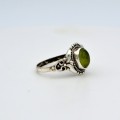 Peridots Sterling Silver Ring