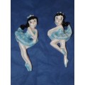 Lovely 1960's Kitch Porcelain Dancers - To be Found in Granny's Display Cabinet!