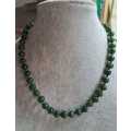 Vintage 100% Natural Jade Necklace