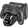 Ps4 Dobe Dual Control Charger Docking Station TP4-889 LED Display for Wireless Controllers