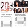 Peruvian Hair Wig Water curly 10inch with 4x4 3 way closure 12A