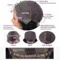 Ear to Ear Lace Frontal 13x4 wig Peruvian Hair Wig Curly 10inch. 12A