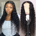 Ear to ear peruvian Hair Wig Lace Frontal 13x4 Wig Curly 24inch. grade12A