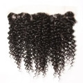 Ear to ear Lace Frontal Closure 13x4 Peruvian 12 inch curly. Grade 12A